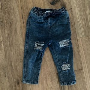 Bailey’s Blossom distressed denim